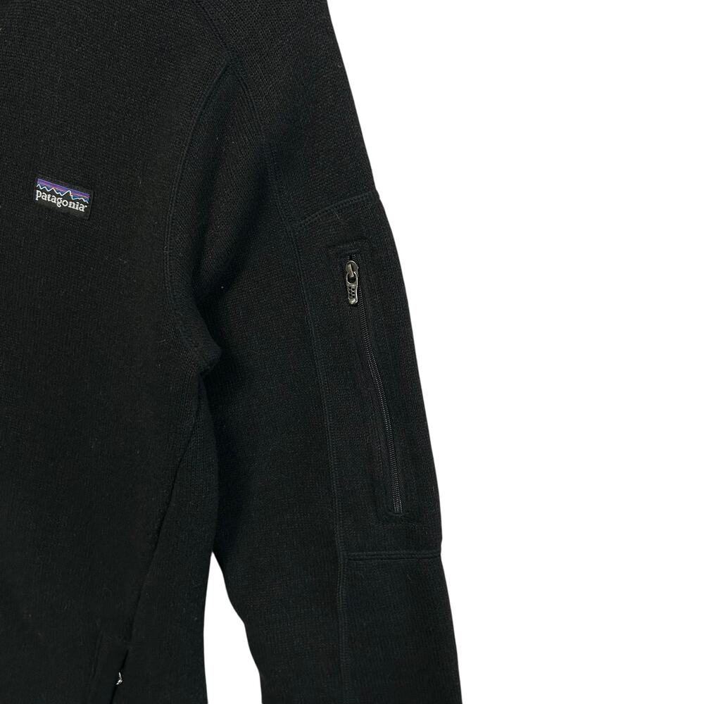 Patagonia Better Sweater Jacket Womens Sz S Black Full Zip Fleece Lined Travel - Picture 6 of 8